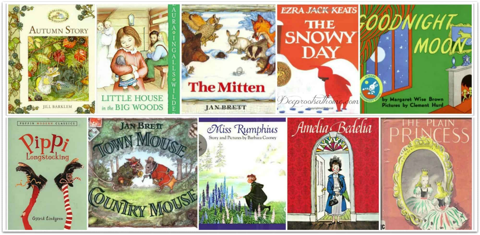 75 Classic Books We Shouldn't Neglect In A Child's Reading Repertoire. collage of books
