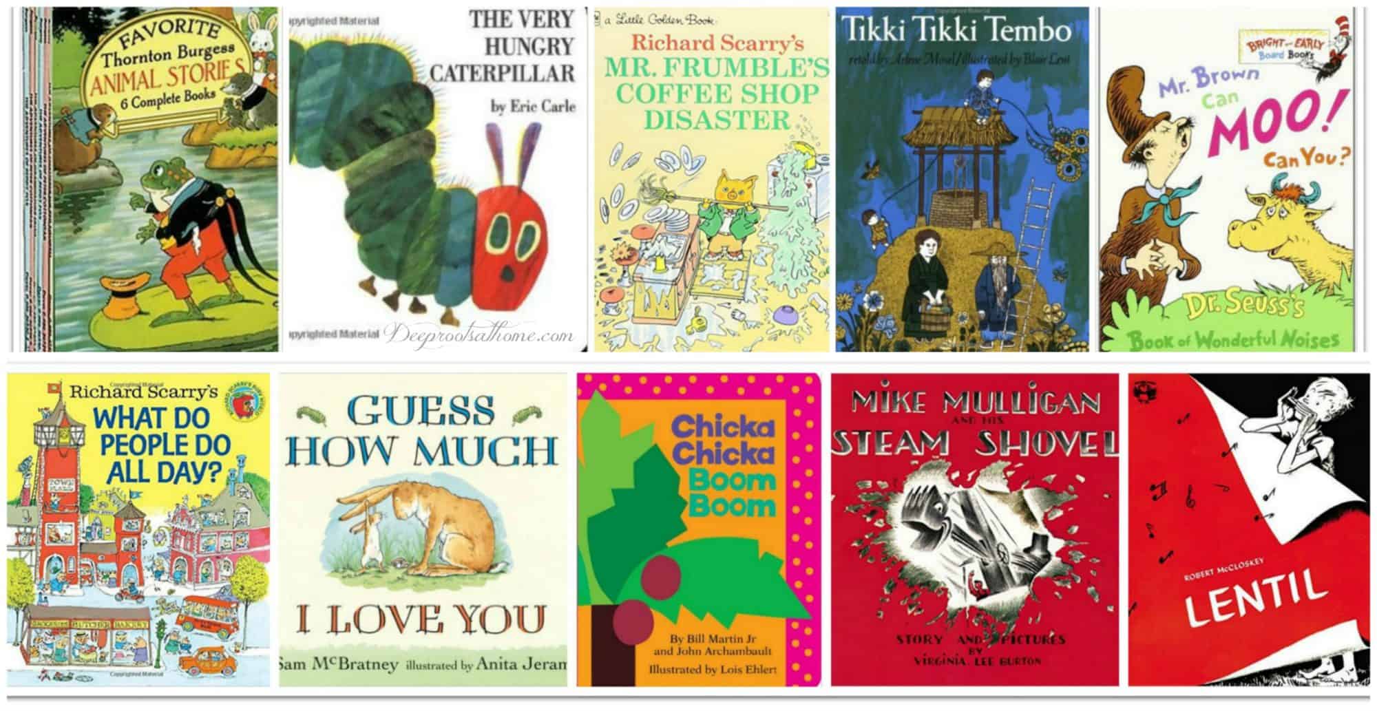 75 Classic Books We Shouldn't Neglect In A Child's Reading Repertoire. Collage of kids books!