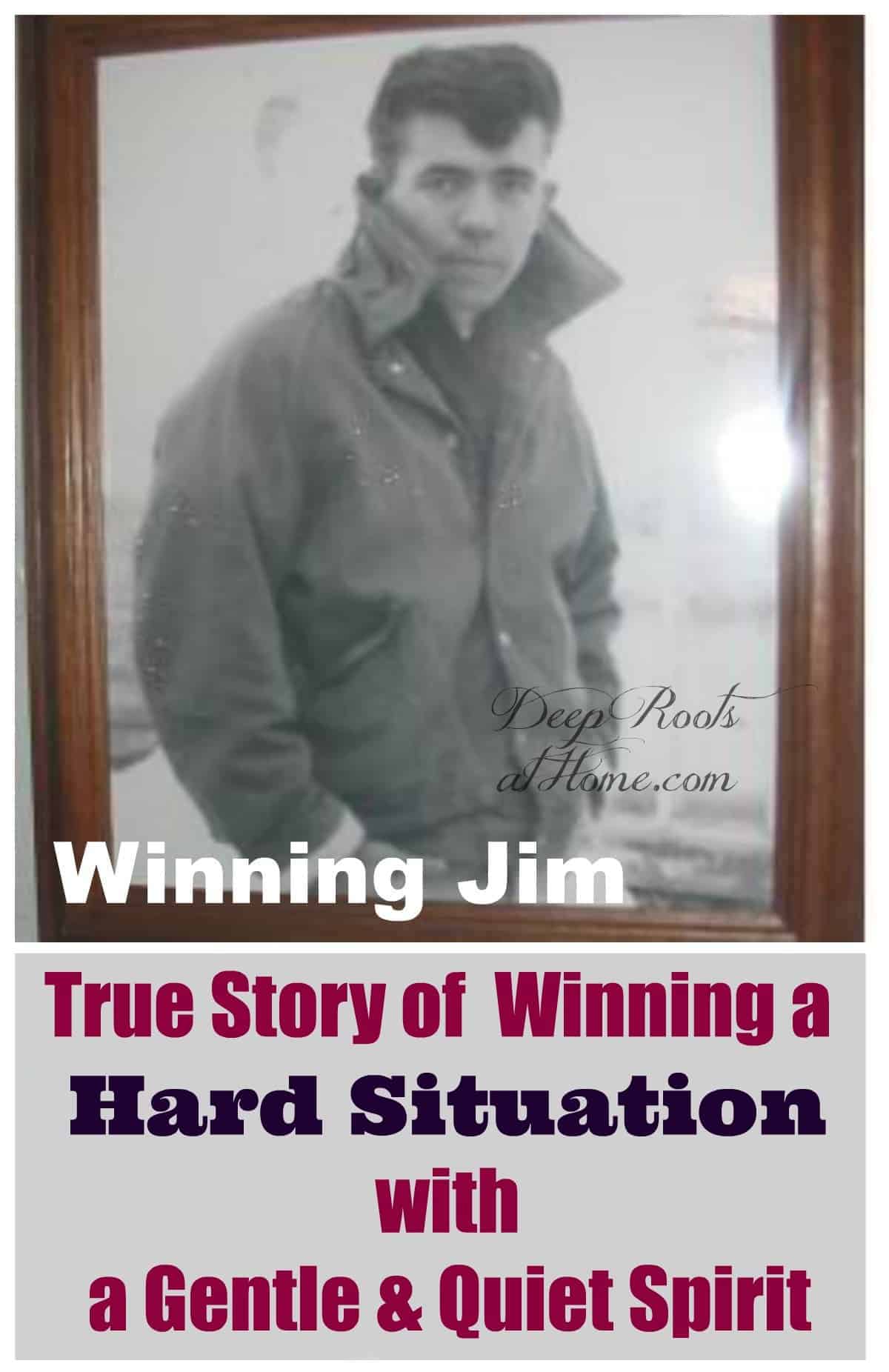 True Story of Winning a Hard Situation by a Gentle & Quiet Spirit. Jim Hultquist as rebellious young man before he went to prison.