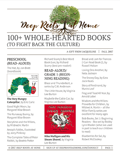 100 Wholehearted Books to Help Fight Back the Culture