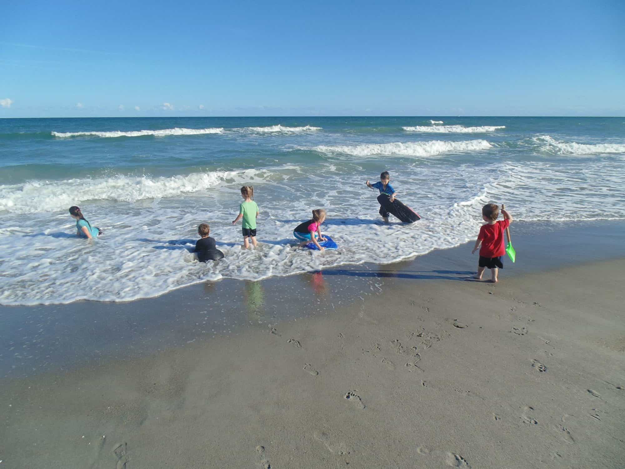 One Busy Homeschooling Mom's Way To Stay On Top Of Meals With K.I.S.S. A day at the beach with the kids