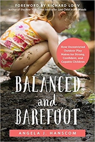  book 'Balanced and Barefoot' by Angela Hanscom, 