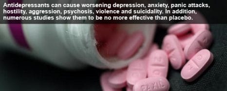 Anti-depressants and their risks.