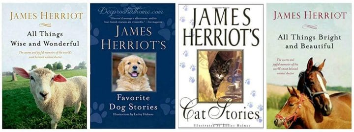 4 James Herriot books on the reading list.