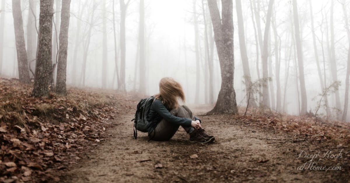 Antidepressants: REM Sleep Behavior Disorder, Nightmares & Death. young woman sitting in the dirt, depressed and alone