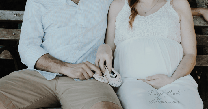 Many Reasons To Avoid The Tdap If You Are Pregnant. Expecting parents holding booties