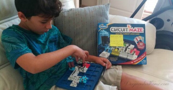 10 Favorite STEM/Educational Gift Ideas For Students. Young student playing a circuit maze game.