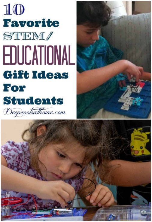 Our 10 Favorite STEM/Educational Gift Ideas For Students. Young students working intently on STEM learning games