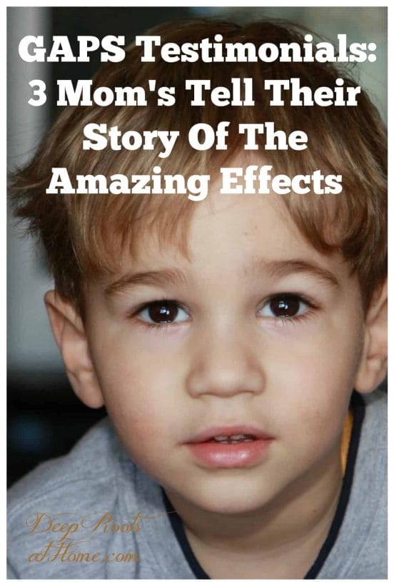 GAPS Testimonials: 3 Mom's Tell Their Story & The Amazing Effects. A handsome young boy with a vacant look on face