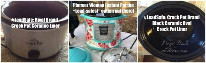 Crock Pot Liners and Instant Pots That Test Safe For Lead