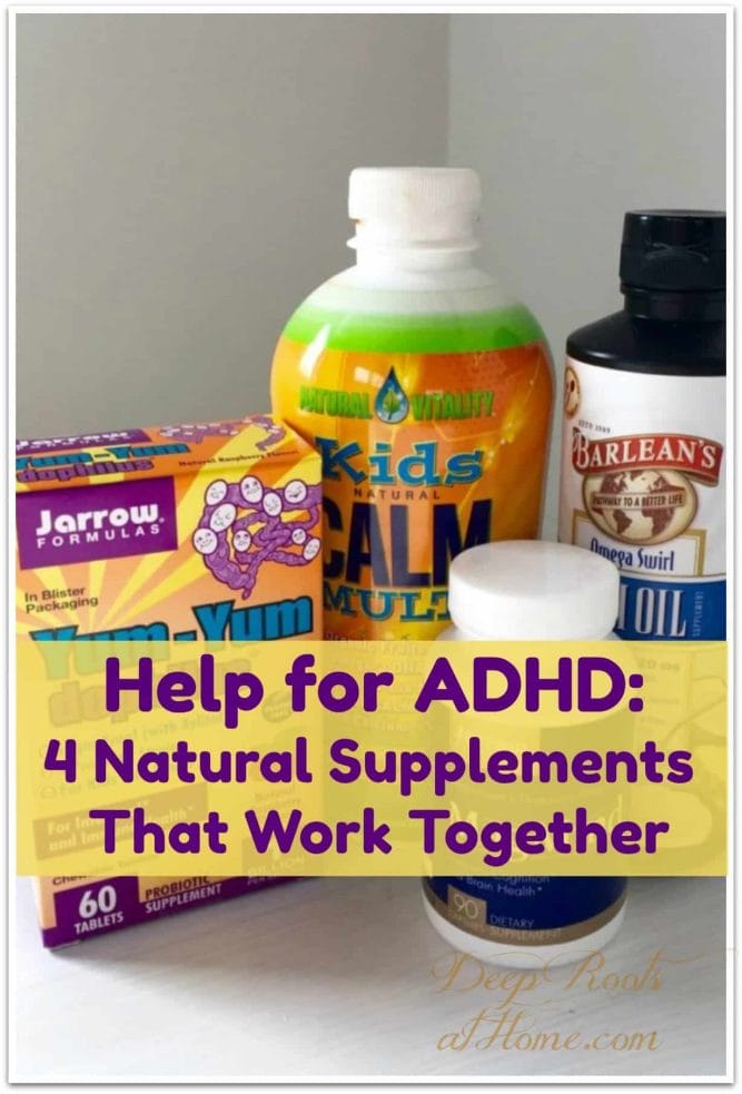 Help for ADHD: Four Natural Supplements That Work Together. 4 supplements that calm ADHD