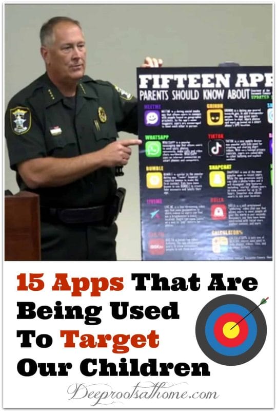 15 Apps That Are Being Used To Target Our Children. sheriff pointing