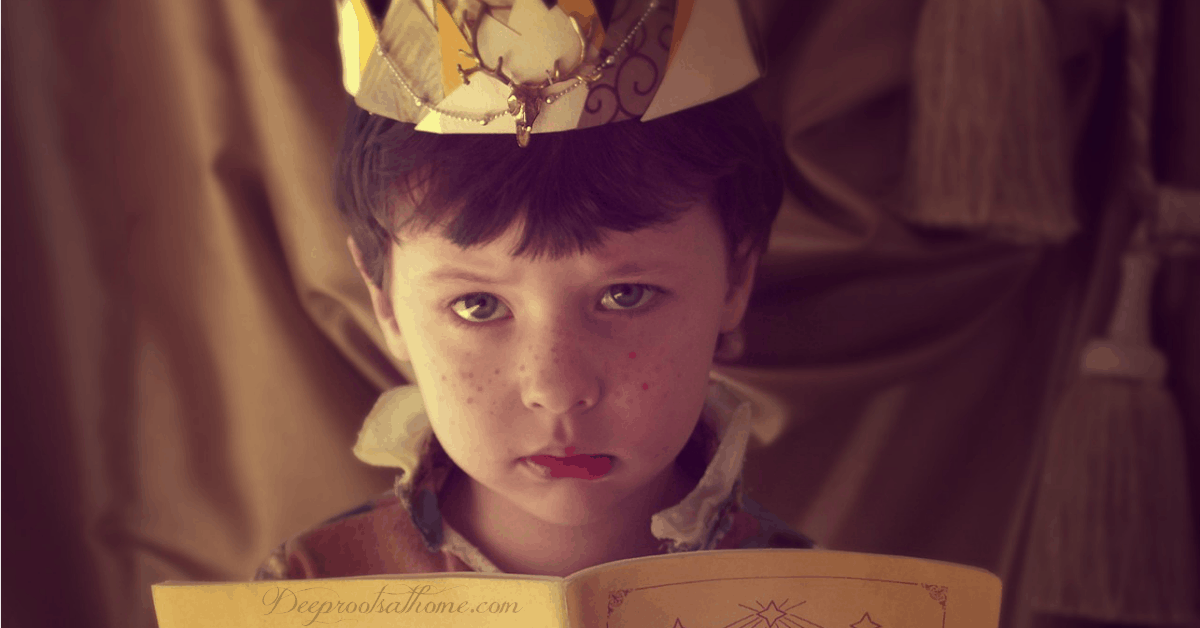 Why Are Kids Impatient, Bored, Friendless, and Entitled? boy with crown