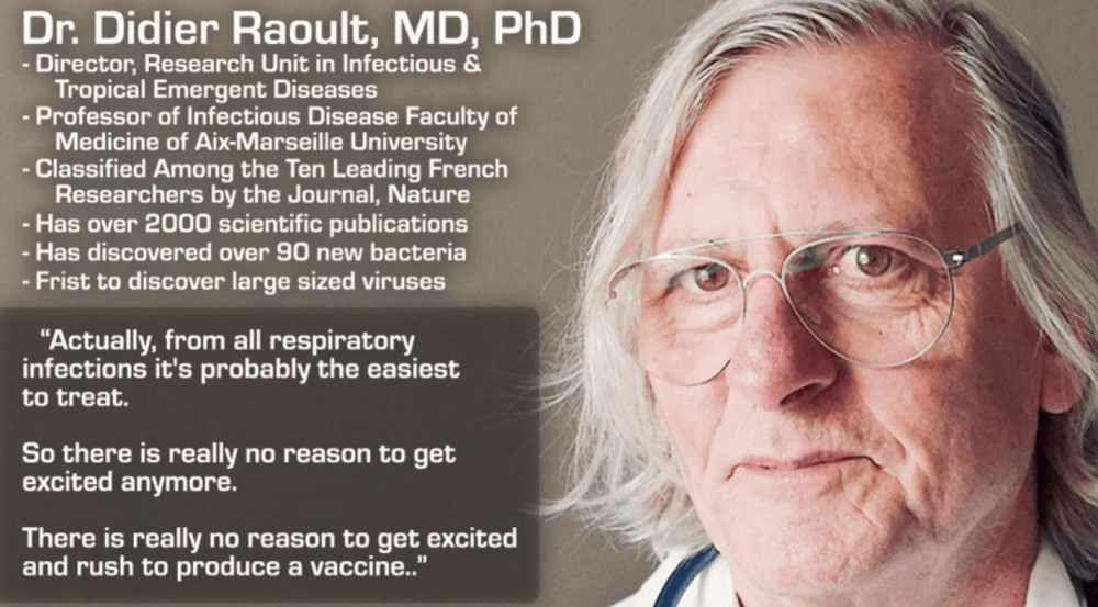 Dr. Didier Raoult, MD, PhD