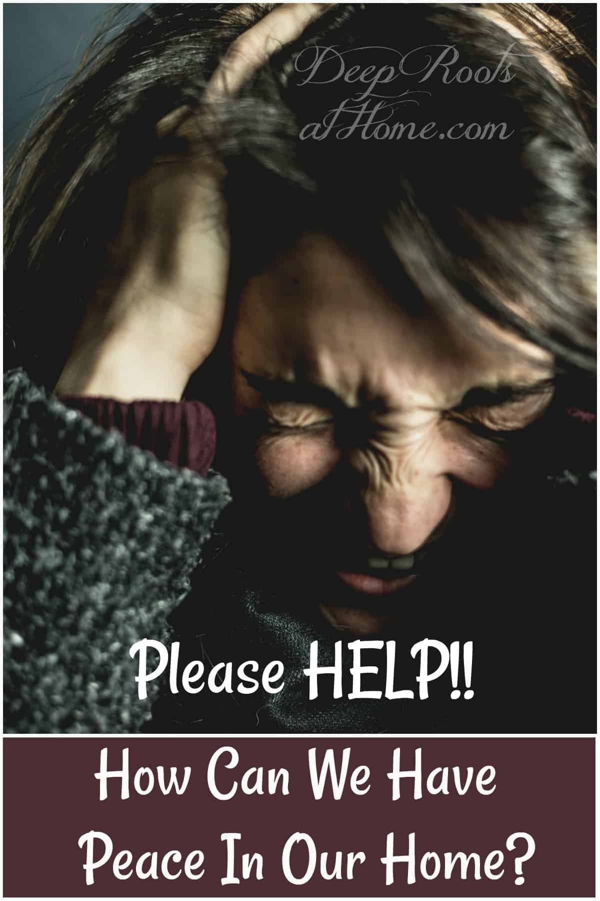 Please HELP! How Can We Have Peace In Our Home? #home #friends #love #parenting #moms #momlife #toddler #joy #wisdom #family #woman #school #home #happy #easy #happiness #friend #children #childhood #kids #friendship #motherhood #fatherhood #tips #parentingtips #parentinghacks #parenting101 #parents #ideas #conversation #handsonlearning #teaching #teacher #words #wordsofwisdom #questions #humor #lifestyle #life #amazing Please HELP! How Can We Have Peace In Our Home? frustrated woman