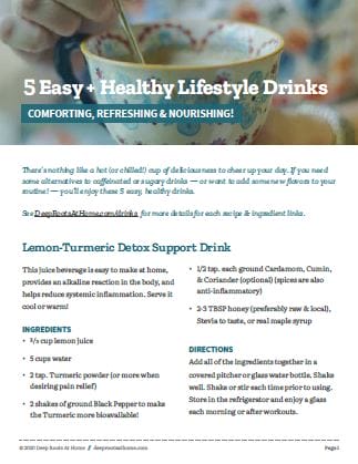 5 Wholesome Drink Recipes