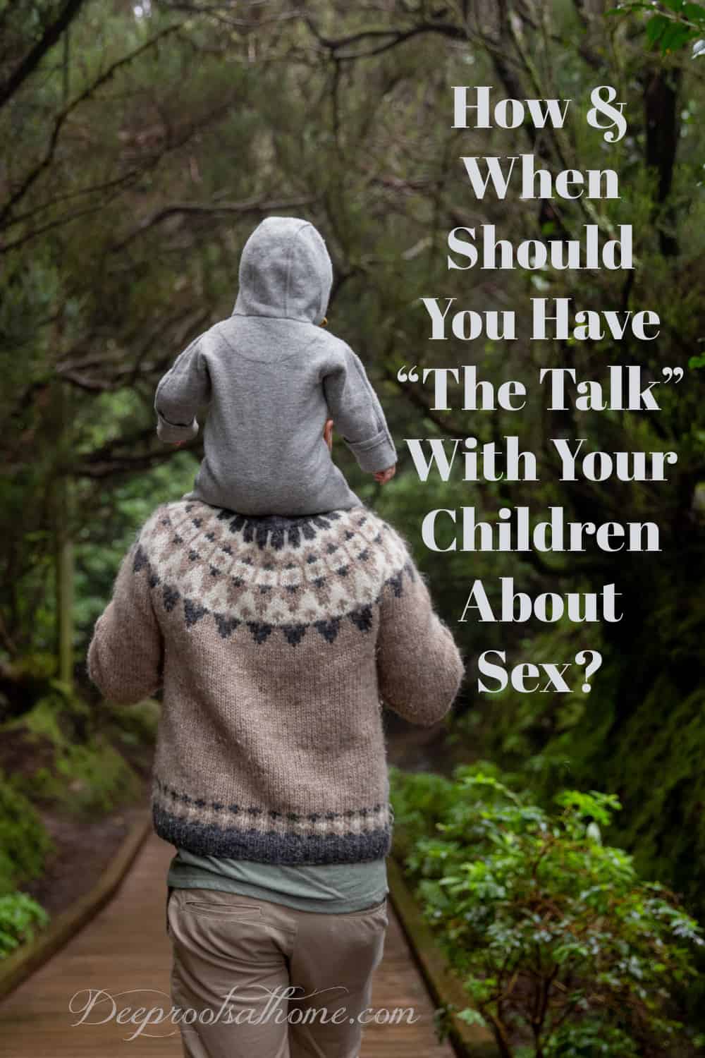 When Should You Start To Talk With Your Children About Sex?