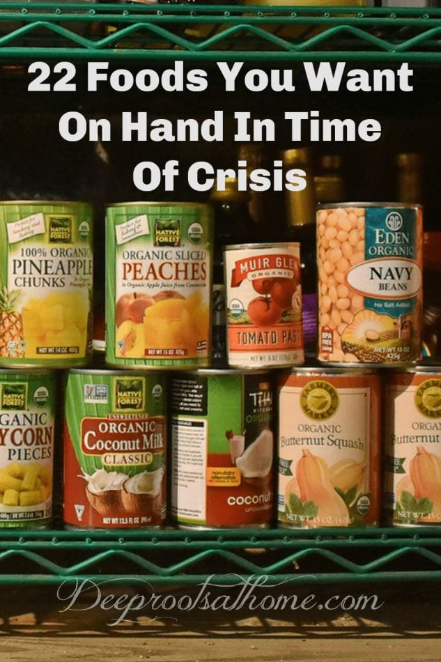 22 Foods You Want On Hand In a Time Of Crisis
