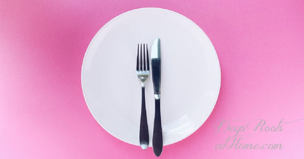 empty plate fasting