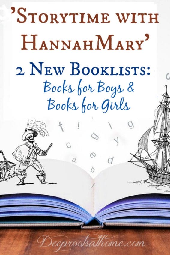 Storytime with HannahMary: 2 All New Booklists for Boys & for Girls
