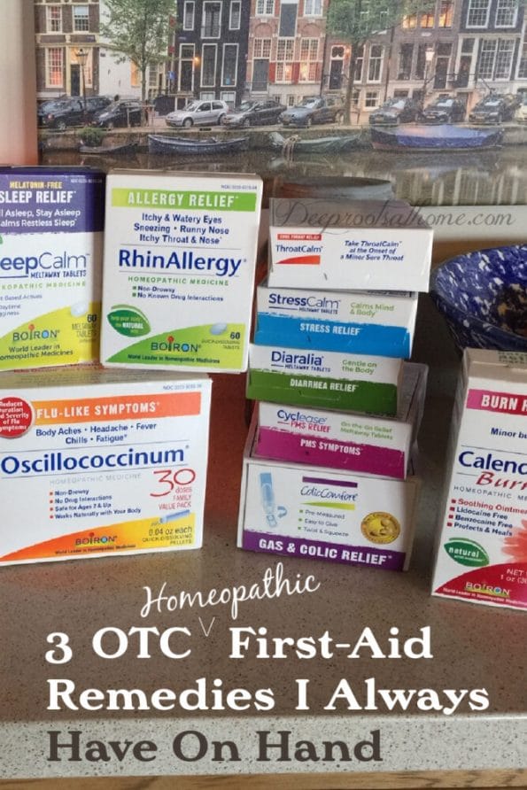 3 OTC Homeopathic First-Aid Remedies I Always Have On Hand