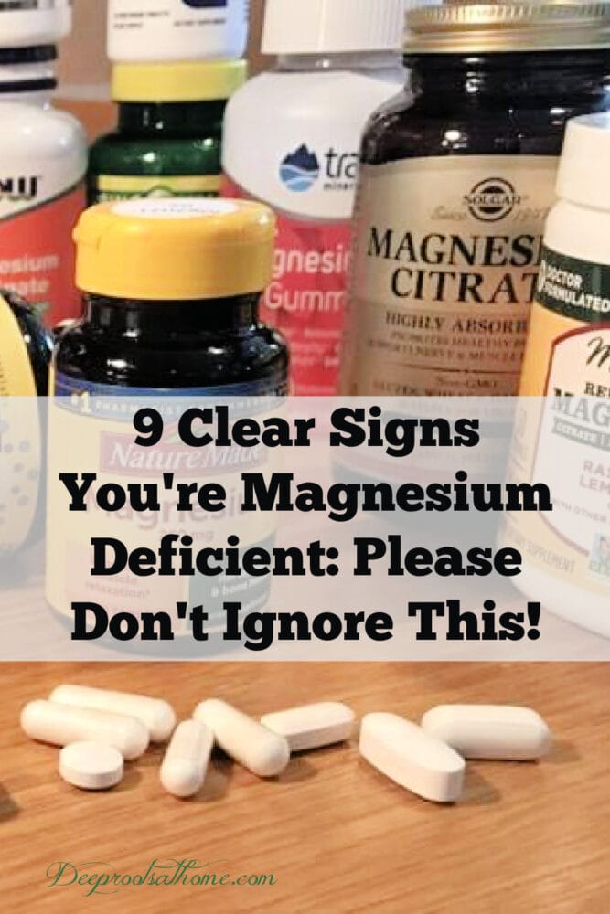9 Clear Signs You're Magnesium Deficient: Pls Don't Ignore This!